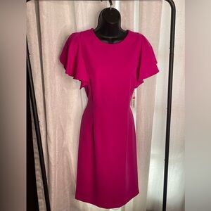 Antonio Melani Magenta Knee Length Dress
Size 10 
Brand New